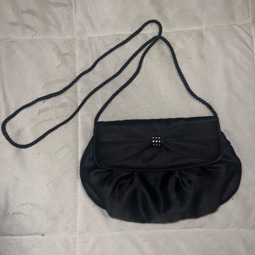 Vintage Black Evening Clutch